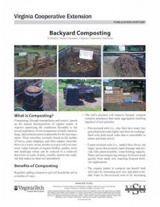 cover of backyard composting