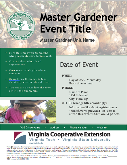 Event flier 2